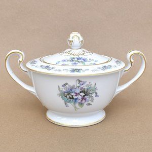 Noritake 'Violette' Gold Gilt Porcelain Sugar Bowl